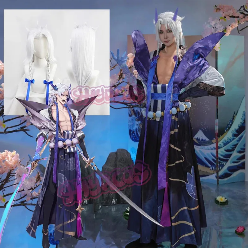 LOL Spirit Blossom Yone Cosplay Costume Wig Earrings Horns Headwear Men Halloween Party Carnival Roleplay Outfit High Boots mb.3
LOL Spirit Blossom Yone Cosplay Costume Wig Earrings Horns Headwear Men Halloween Party Carnival Roleplay Outfit High Boots mb.3
