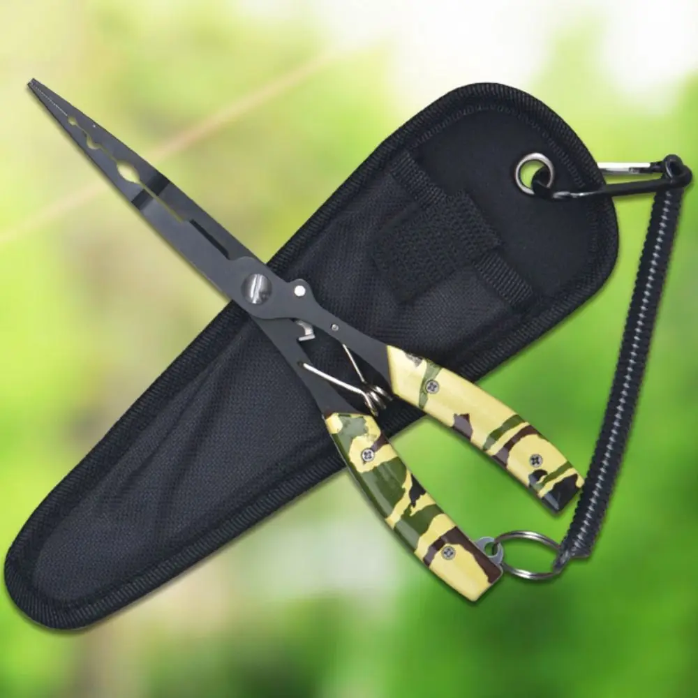 Line Cut Fishing Pliers Multi-functional Anti-slip Fish Mouth Pliers Hook Stainless Steel High-strength
Line Cut Fishing Pliers Multi-functional Anti-slip Fish Mouth Pliers Hook Stainless Steel High-strength