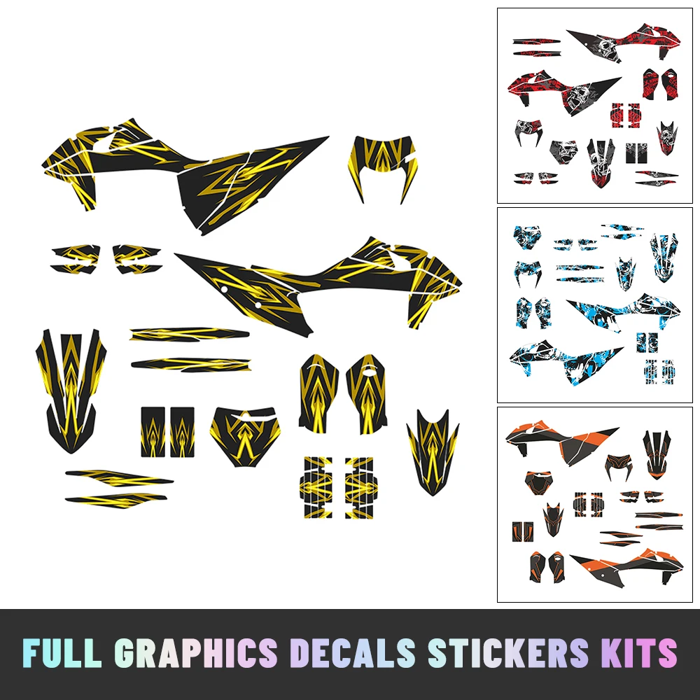 Motorcycle Graphics Decal Sticker Thickened Kits for 125-500 SX SXF 2019-2022 EXC XC XCW 2020-2022 Off-Road Racing Sticker Decal
Motorcycle Graphics Decal Sticker Thickened Kits for 125-500 SX SXF 2019-2022 EXC XC XCW 2020-2022 Off-Road Racing Sticker Decal