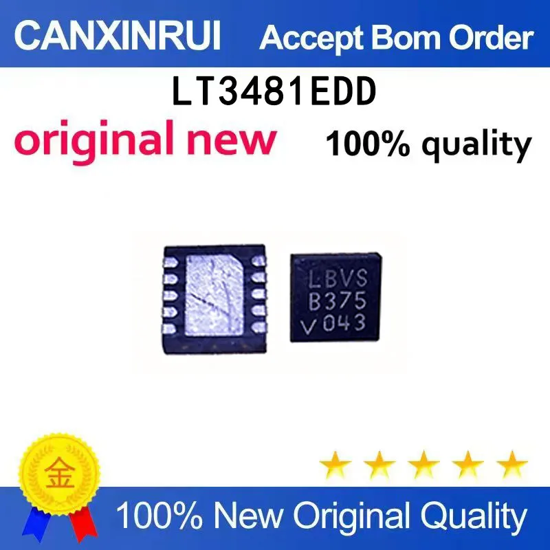 (5-100 pieces)LT3481EDD LT3481 silk screen LBVS DFN-10 brand new
(5-100 pieces)LT3481EDD LT3481 silk screen LBVS DFN-10 brand new