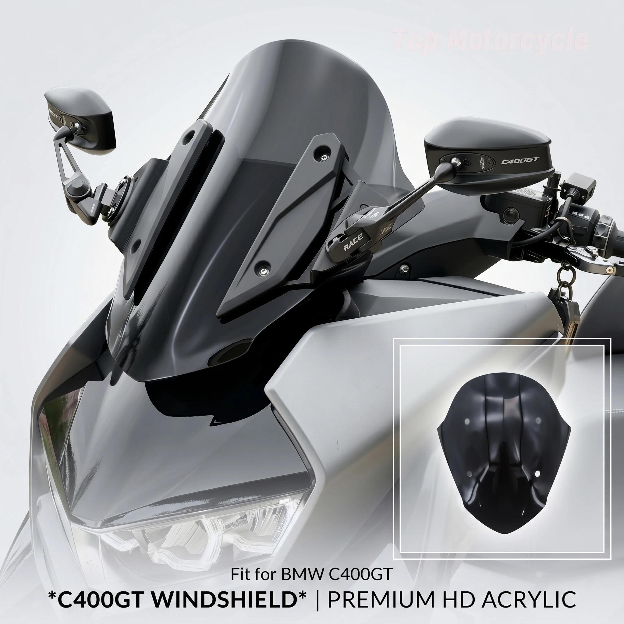 Motorcycle Windshield Fairing Visor For BMW C400GT C 400 GT Wind Deflector Wind Shield Screen Motorcycle Accessories 2020-2026
Motorcycle Windshield Fairing Visor For BMW C400GT C 400 GT Wind Deflector Wind Shield Screen Motorcycle Accessories 2020-2026