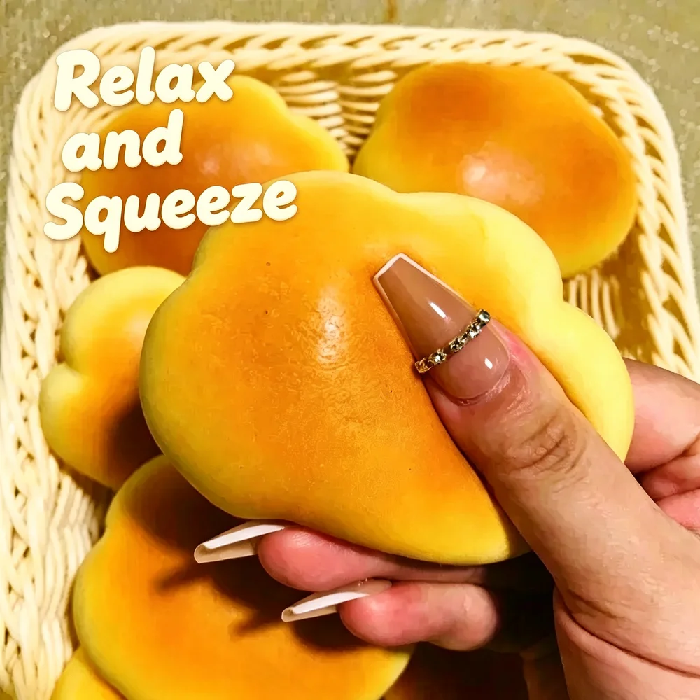 Slow Rebound Cloud Bread Squeeze Toy Stress Relief Caramel Color Pinch Decompression Toy Simulation Bread Pinch
Slow Rebound Cloud Bread Squeeze Toy Stress Relief Caramel Color Pinch Decompression Toy Simulation Bread Pinch