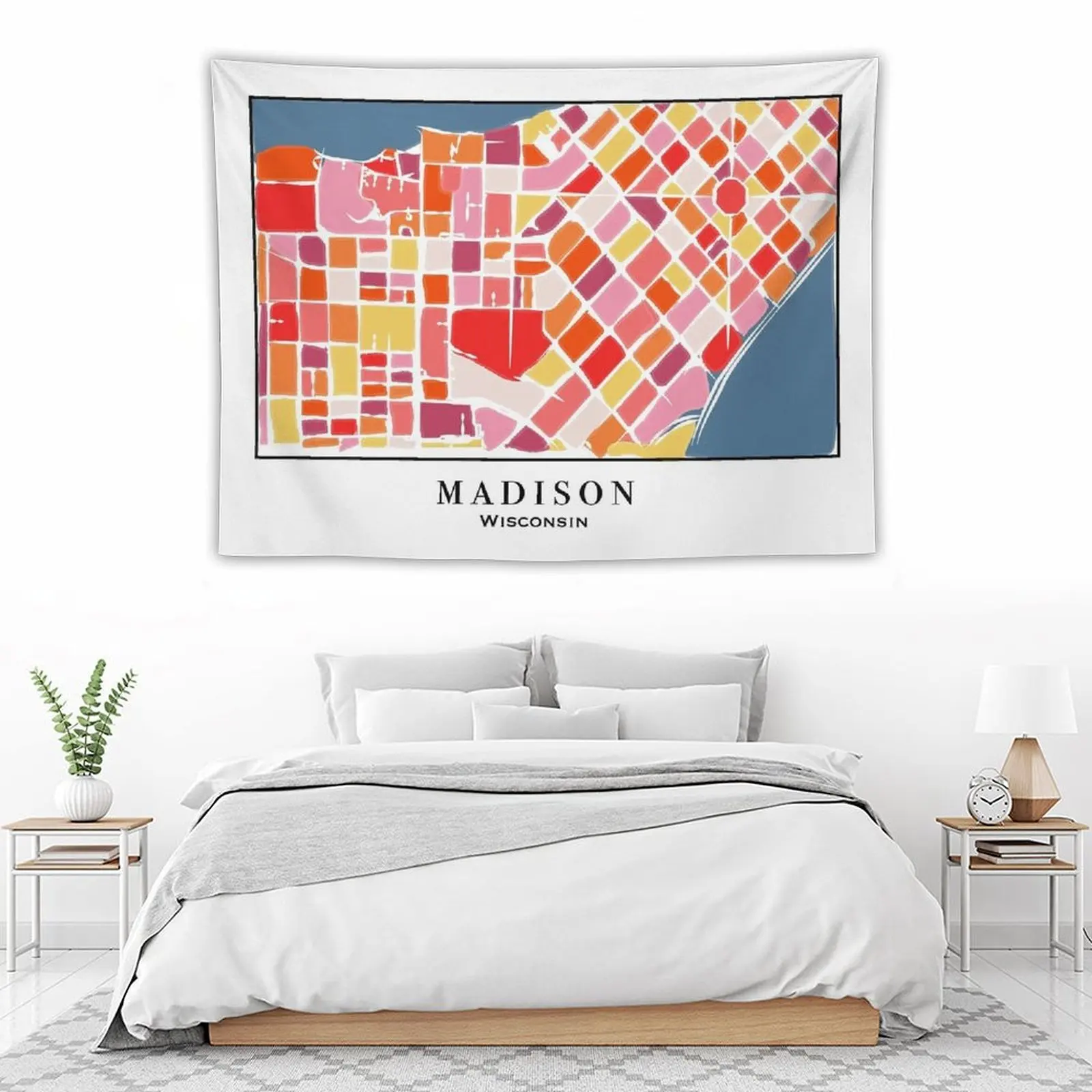 Colorful Madison, Wisconsin Map Tapestry Decoration Bedroom Home Decor Aesthetic Things To The Room Tapestry
Colorful Madison, Wisconsin Map Tapestry Decoration Bedroom Home Decor Aesthetic Things To The Room Tapestry