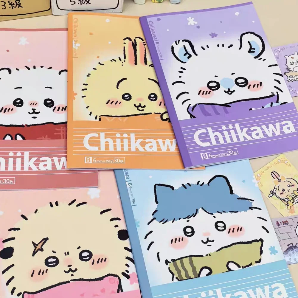 Аниме Chiikawa блокнот с горизонтальной линией Kawaii Hachiware Usagi студенческий дневник с героями мультфильмов для коррекции ошибок блокнот школьный приз
Аниме Chiikawa блокнот с горизонтальной линией Kawaii Hachiware Usagi студенческий дневник с героями мультфильмов для коррекции ошибок блокнот школьный приз