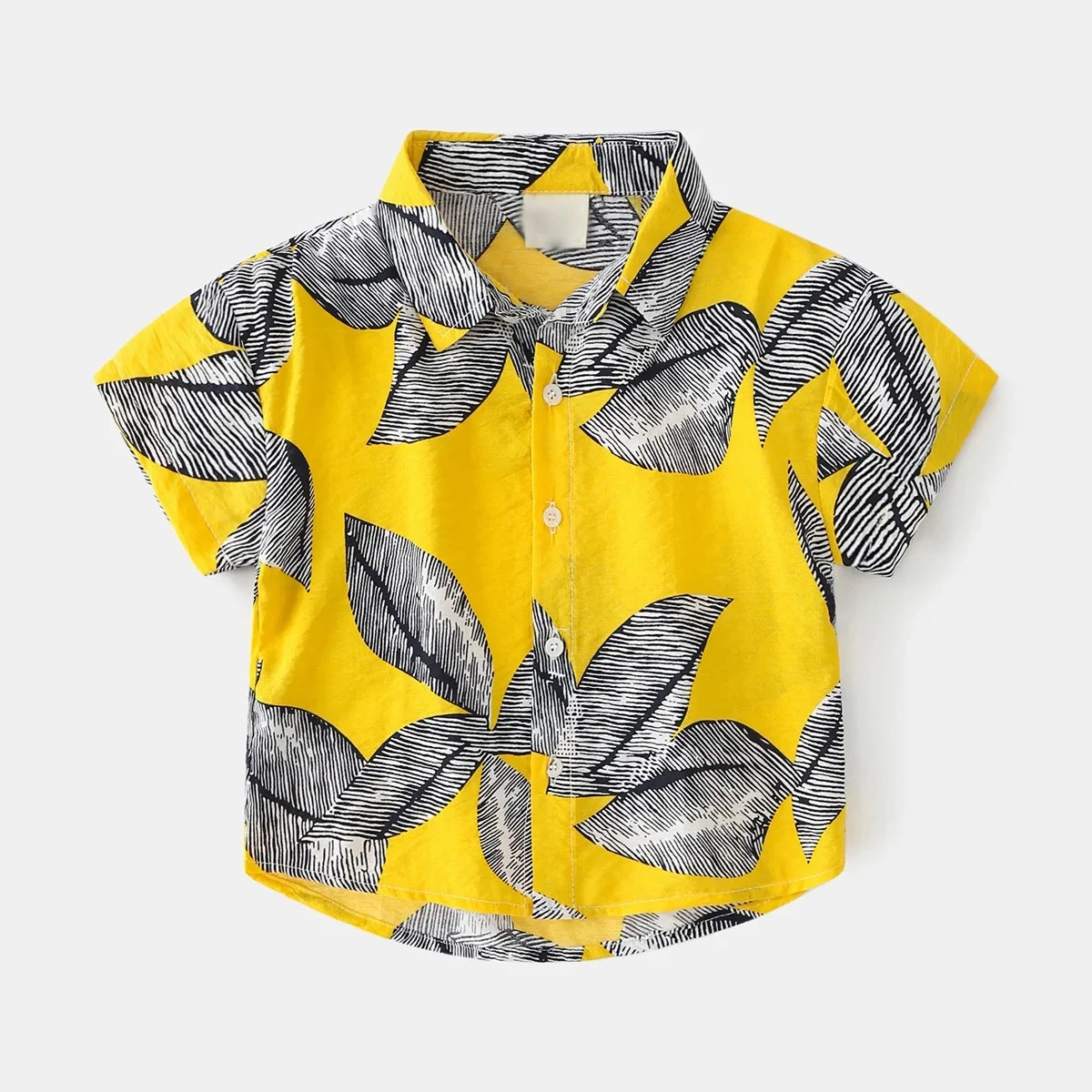 Boys Fashion Shirts Yellow Leaves 3D Printed Tops Turn-Down Collar Shirts Casual Girls' Blouse Summer Short Sleeve Shirt for Boy
Boys Fashion Shirts Yellow Leaves 3D Printed Tops Turn-Down Collar Shirts Casual Girls' Blouse Summer Short Sleeve Shirt for Boy