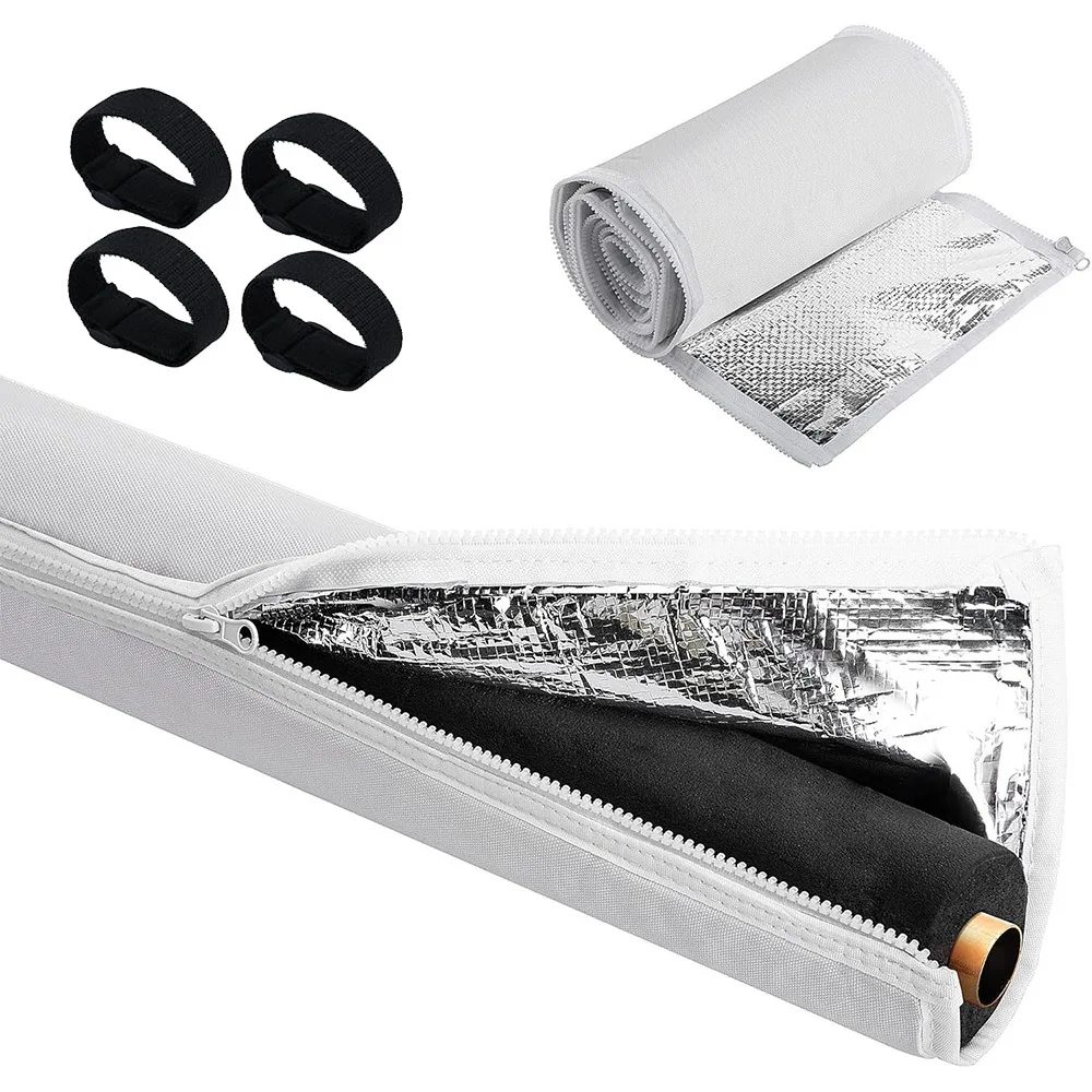 3 Layer Oxford Cloth HVAC Copper Pipe Insulation Cover Zipper Flexible Air Conditioning Pipe Protective Sleeve
3 Layer Oxford Cloth HVAC Copper Pipe Insulation Cover Zipper Flexible Air Conditioning Pipe Protective Sleeve