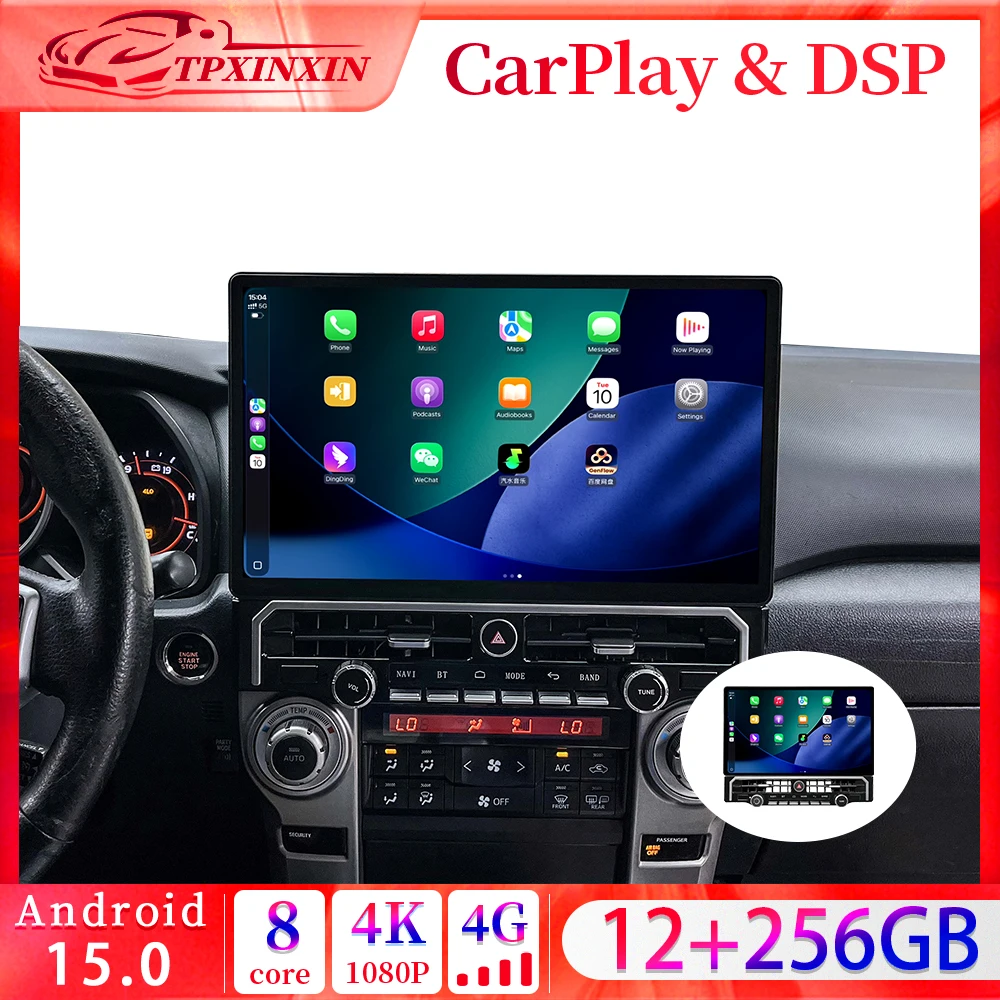 15.6inch For Toyota 4 Runner 4Runner 2010 - 2022 car Android 15 auto carplay GPS Navigation touch Screen Multimedia Player Unit
15.6inch For Toyota 4 Runner 4Runner 2010 - 2022 car Android 15 auto carplay GPS Navigation touch Screen Multimedia Player Unit