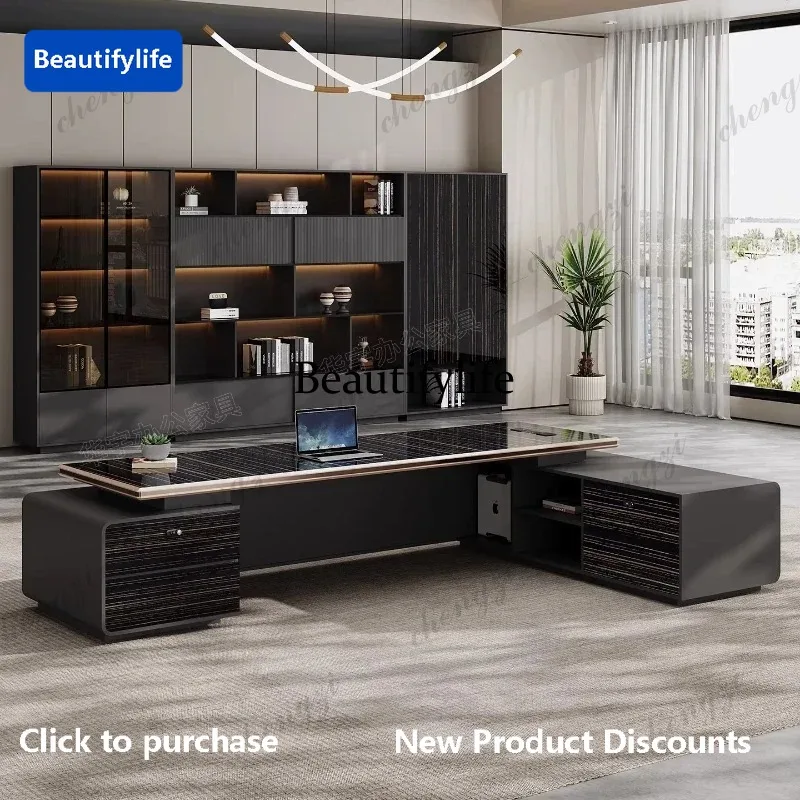 MM85 Room Desks Bureaux De Travail Desk Organizer Office Furniture Light Luxury And High End Feel Office Table Computer Desk
MM85 Room Desks Bureaux De Travail Desk Organizer Office Furniture Light Luxury And High End Feel Office Table Computer Desk