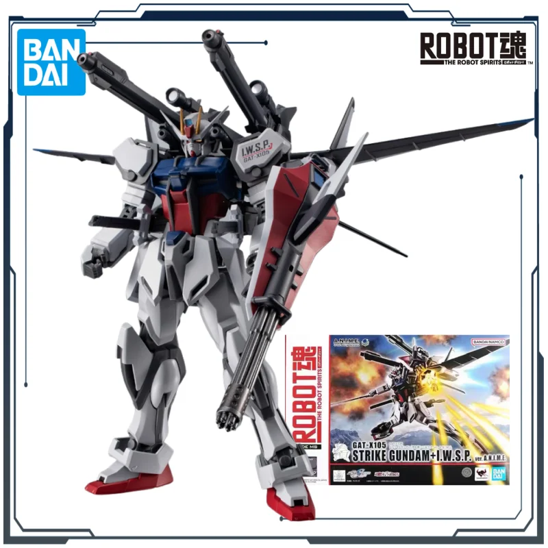 BANDAI Original ROBOT SPIRITS <SIDE MS>GAT-X105 STRIKE GUNDAM+I.W.S.P. Ver. A.N.I.M.E.Mech Product Figure Toy for Boy Gift
BANDAI Original ROBOT SPIRITS <SIDE MS>GAT-X105 STRIKE GUNDAM+I.W.S.P. Ver. A.N.I.M.E.Mech Product Figure Toy for Boy Gift