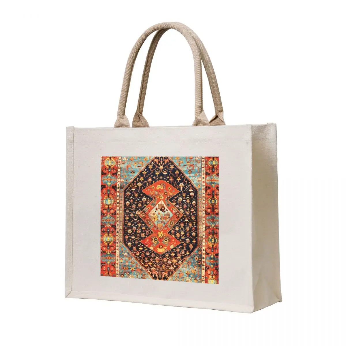 Bakshaish Antique Persian Carpet Print Tote Bag hand bag ladies bags luxury women Candy bags Shopper
Bakshaish Antique Persian Carpet Print Tote Bag hand bag ladies bags luxury women Candy bags Shopper