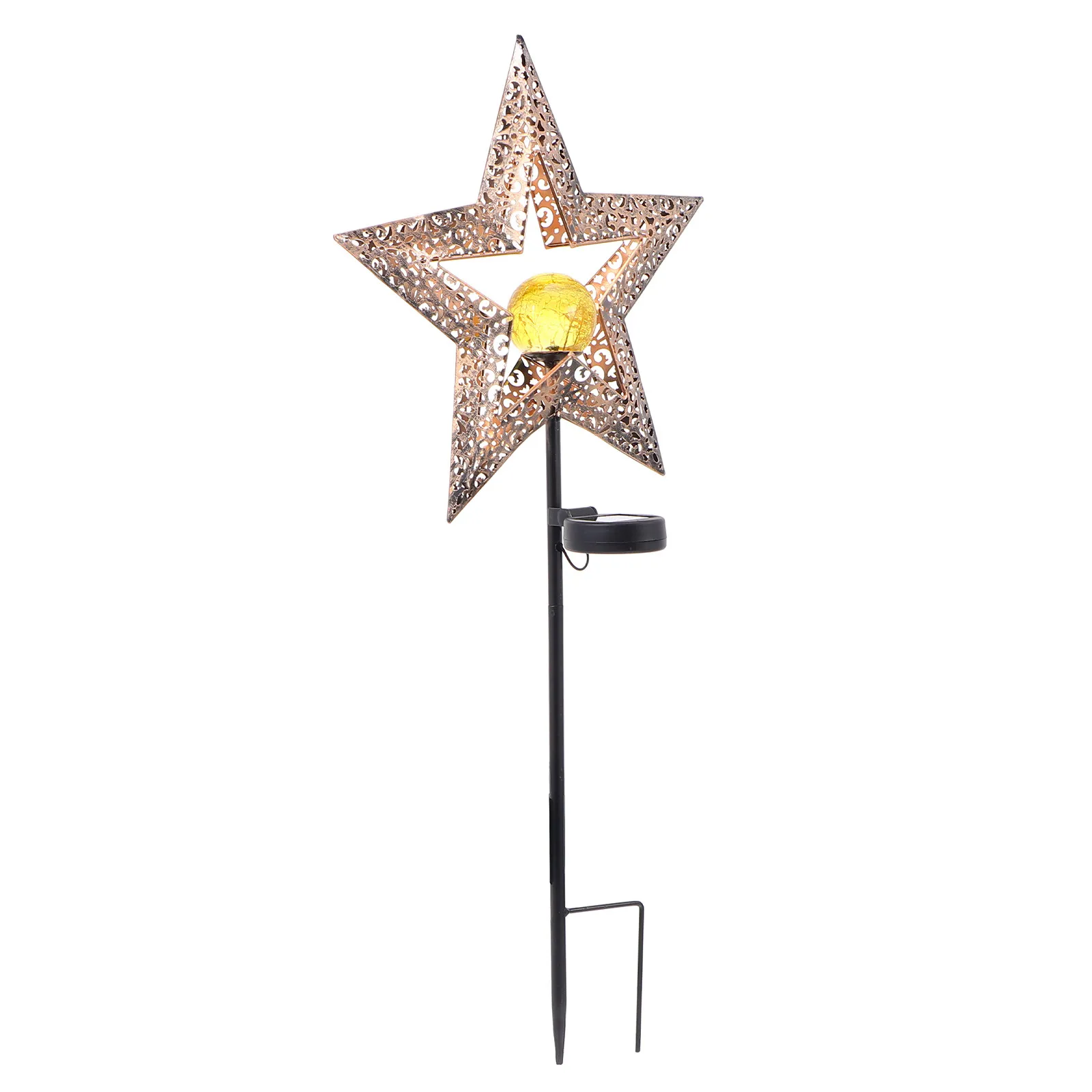 1Pcs Solar Hollow-Out Star Ground Lamp Garden Lawn Yard Outdoor Decor Light with Tip Head Pole for Lighting Warm
1Pcs Solar Hollow-Out Star Ground Lamp Garden Lawn Yard Outdoor Decor Light with Tip Head Pole for Lighting Warm