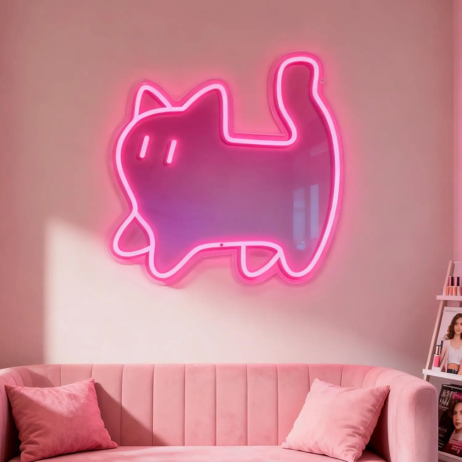 Cute Cat Neon Sign USB Dimmable LED Light for Wall Decor Girls Bedroom Living Room Playroom Art Decoration Personzalized Gifts
Cute Cat Neon Sign USB Dimmable LED Light for Wall Decor Girls Bedroom Living Room Playroom Art Decoration Personzalized Gifts