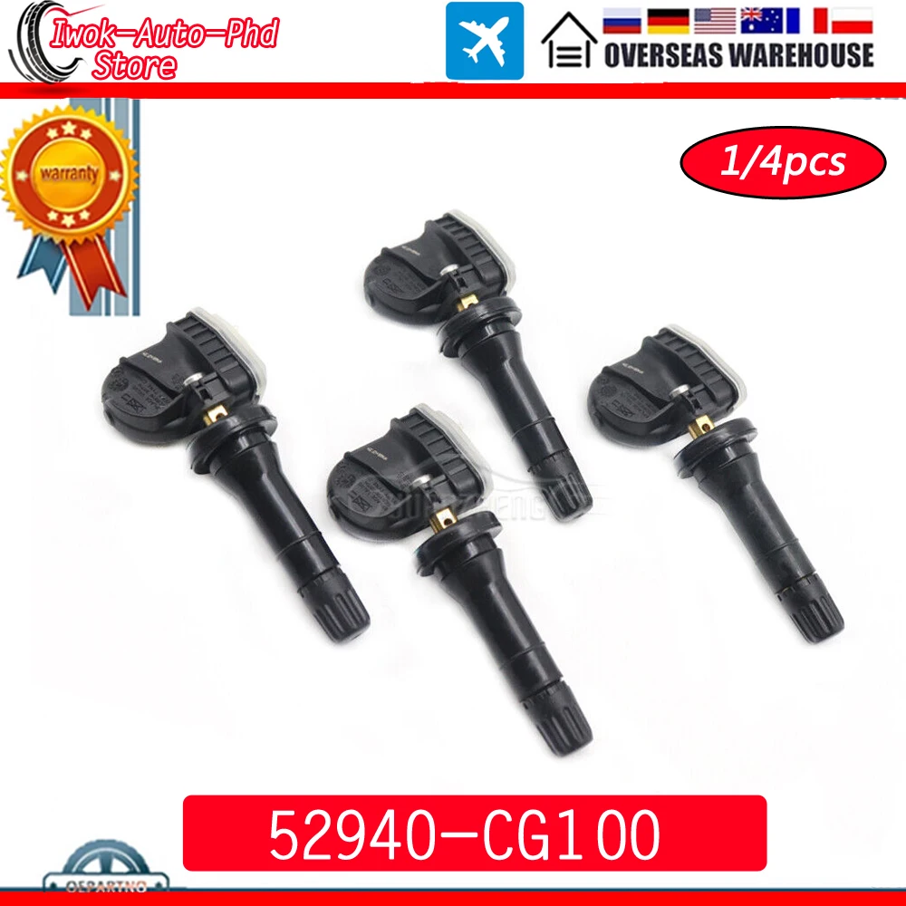 52940-CG100 Система контроля датчика давления в шинах TPMS для Hyundai Staria для Kia EV6 2021 2022 2023 433 МГц 52940CG100
52940-CG100 Система контроля датчика давления в шинах TPMS для Hyundai Staria для Kia EV6 2021 2022 2023 433 МГц 52940CG100