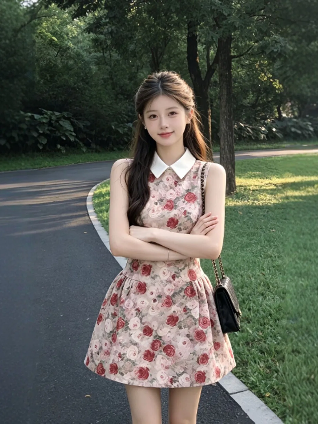 Retro Unique Fashionable Puffy Short Skirt Vest Dress Elegant Atmosphere Summer 2026 Cotton Blend No Sleeve Slim Fit Style
Retro Unique Fashionable Puffy Short Skirt Vest Dress Elegant Atmosphere Summer 2026 Cotton Blend No Sleeve Slim Fit Style