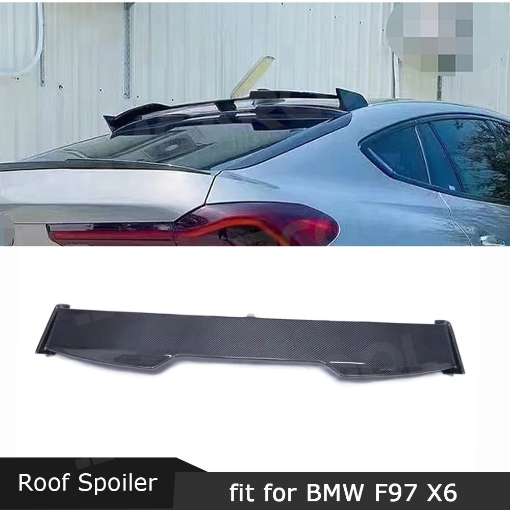 For BMW F96 X6 2019 2020 2021 2022 Carbon Fiber Rear Spoiler Wing Roof Windows Tirm FRP External Decoration Car Accessories
For BMW F96 X6 2019 2020 2021 2022 Carbon Fiber Rear Spoiler Wing Roof Windows Tirm FRP External Decoration Car Accessories