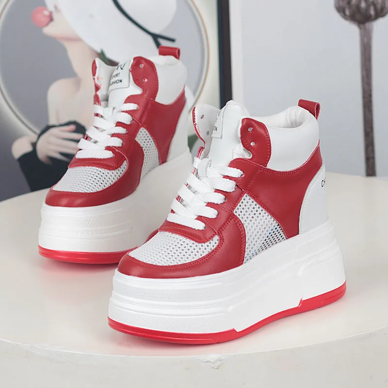 New Summer Hollow Out Breathable Thick Bottom Muffin Small White Shoes Ultra High Heel Increase 12CM Small Slim Women's Shoes
New Summer Hollow Out Breathable Thick Bottom Muffin Small White Shoes Ultra High Heel Increase 12CM Small Slim Women's Shoes