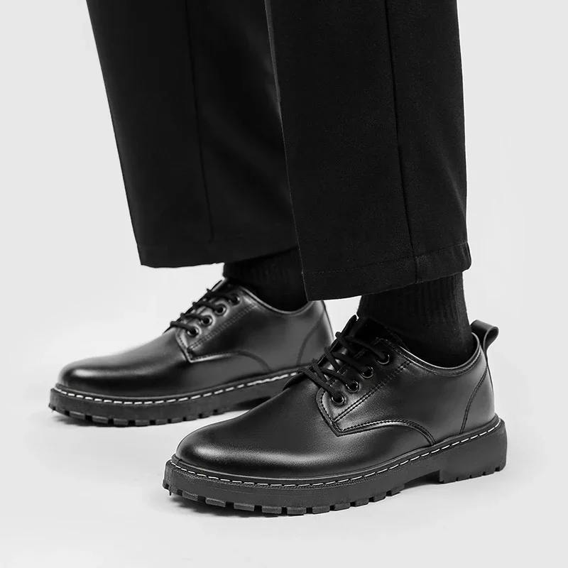 Classic Black Leather Shoes Men Business Casual Shoes Fashion Designer Office Shoes Man Comfortable Lace-up Men's Formal Shoes
Classic Black Leather Shoes Men Business Casual Shoes Fashion Designer Office Shoes Man Comfortable Lace-up Men's Formal Shoes