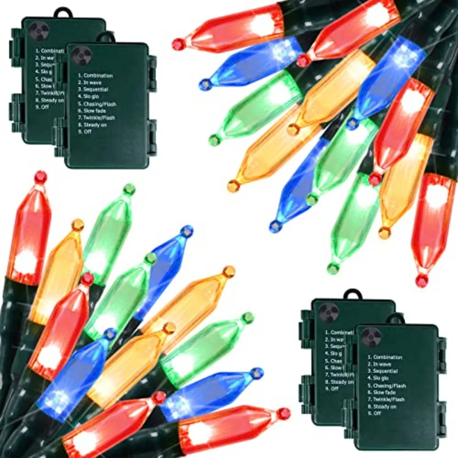 Christmas Lights 4 Pack Battery Powered String Lights with Green Wire for Holiday Decorations Tree Lights Party Xmas Easter Wed
Christmas Lights 4 Pack Battery Powered String Lights with Green Wire for Holiday Decorations Tree Lights Party Xmas Easter Wed