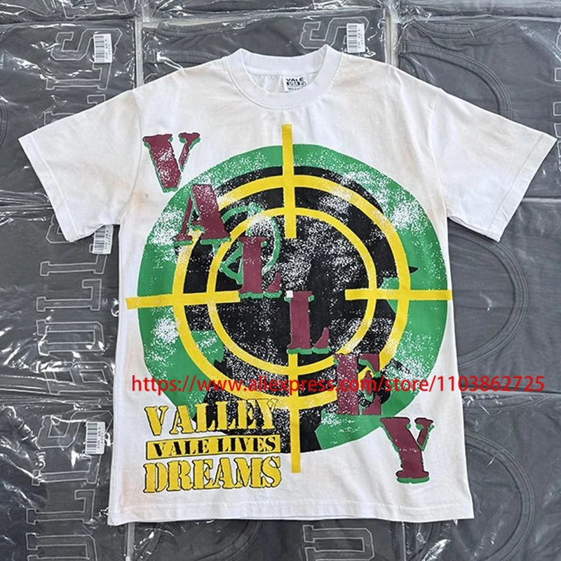New Trendy VALLEY T-shirt High-quality Casual Summer Men Women Printed Tops Hip Hop VALE Short Sleeve Tees
New Trendy VALLEY T-shirt High-quality Casual Summer Men Women Printed Tops Hip Hop VALE Short Sleeve Tees