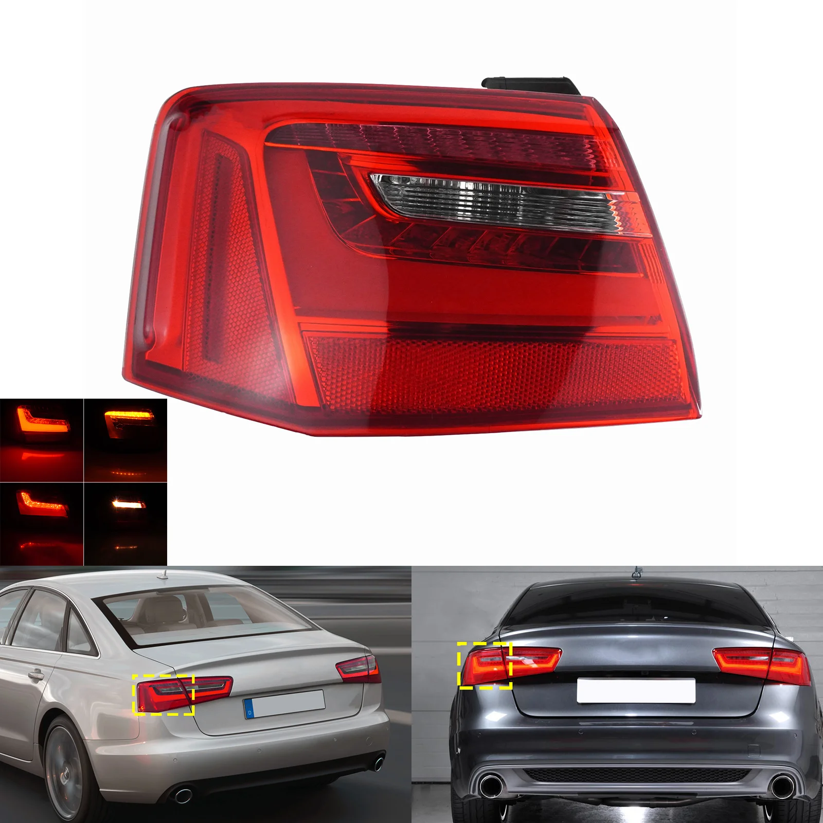 Left N/S Rear Outer LED Tail Light Brake Lamp For Audi A6 C7 4G Saloon 2012-2015
Left N/S Rear Outer LED Tail Light Brake Lamp For Audi A6 C7 4G Saloon 2012-2015