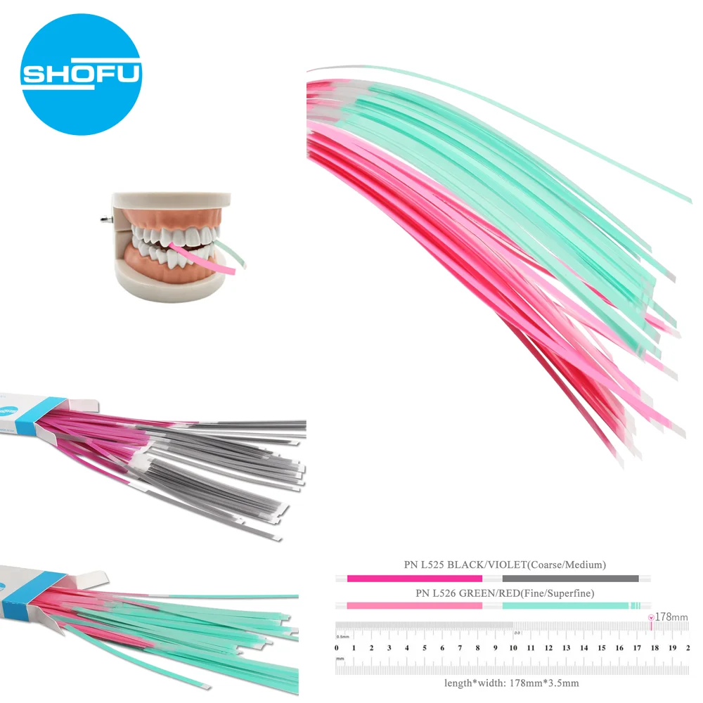 SHOFU Dental Polyester Polishing Strips for Composite Restorative Polishing & Finishing - Fine/Coarse Grit
SHOFU Dental Polyester Polishing Strips for Composite Restorative Polishing & Finishing - Fine/Coarse Grit