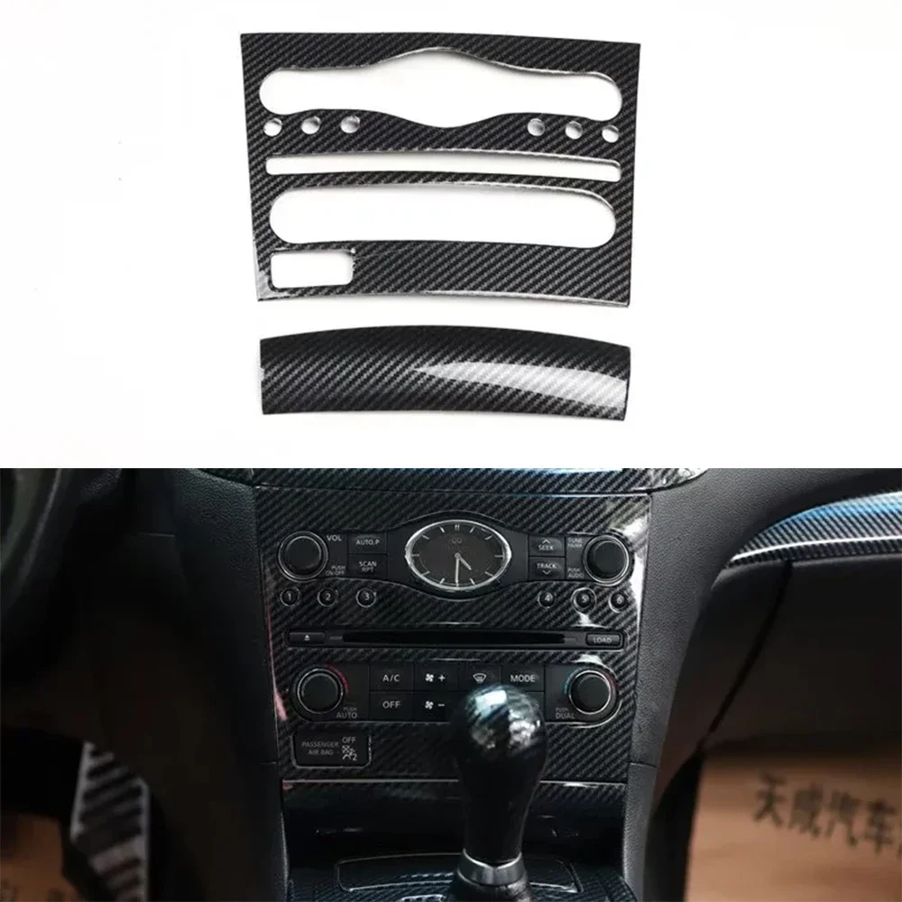 For Inifiniti G25 G37 2010 2011 2012 2013 Car Air Conditioner Panel Frame Trim Cover ABS Stickers Interior Accessories 2pcs
For Inifiniti G25 G37 2010 2011 2012 2013 Car Air Conditioner Panel Frame Trim Cover ABS Stickers Interior Accessories 2pcs