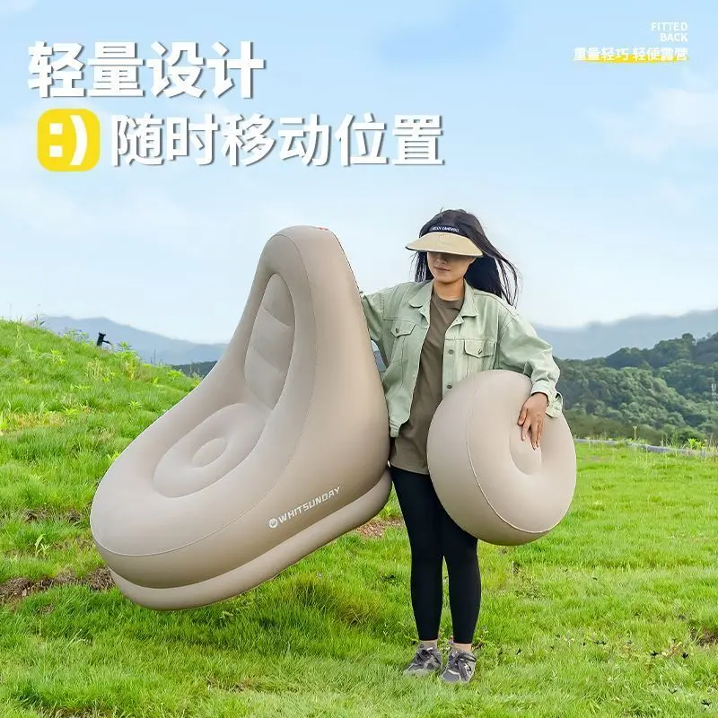 Outdoor Inflatable Bed Sofa Camping Single Camping Lazy Portable Air Sofa Home Folding Sit and Lie Down
Outdoor Inflatable Bed Sofa Camping Single Camping Lazy Portable Air Sofa Home Folding Sit and Lie Down
