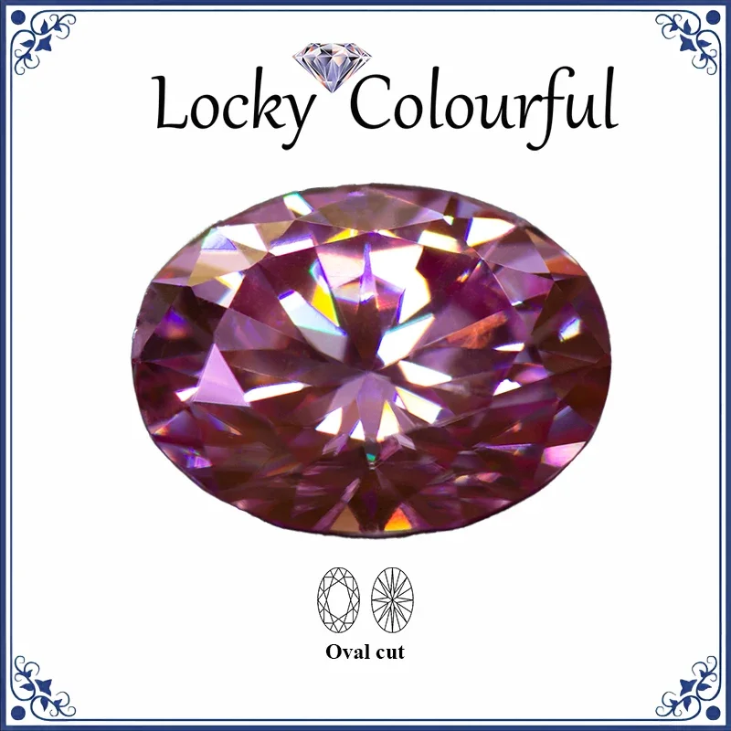 Moissanite Sakura Pink Color Oval Shape Charms Beads VVS1 for DIY Jewelry Making Necklace Rings Materials with GRA Certificate
Moissanite Sakura Pink Color Oval Shape Charms Beads VVS1 for DIY Jewelry Making Necklace Rings Materials with GRA Certificate