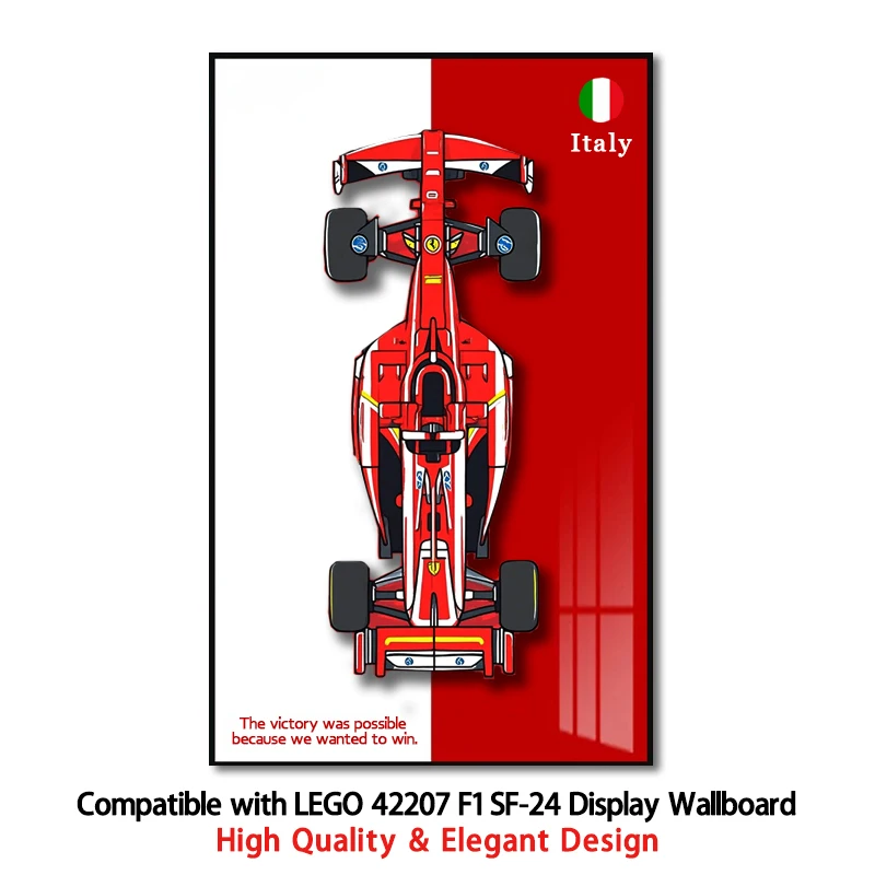 NEW Display Wallboard Compatible with LEGO 42171 F1 SF-24 building block car model Photo Frame Wall Mount Display box
NEW Display Wallboard Compatible with LEGO 42171 F1 SF-24 building block car model Photo Frame Wall Mount Display box