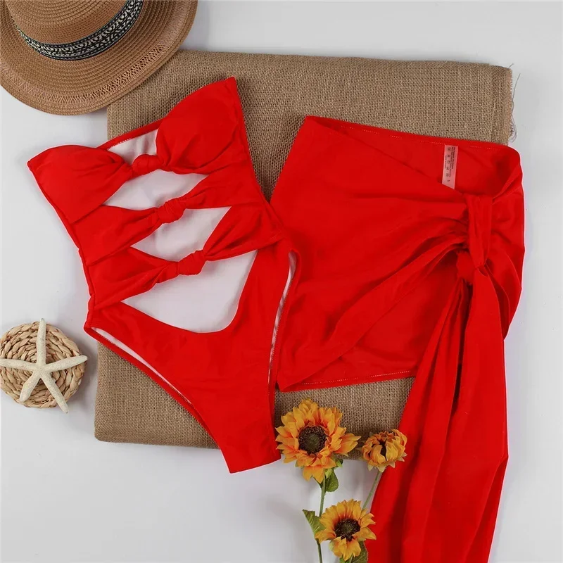 Two-Pieces Swimwear Women Hollow Out 2024 Sexy One Piece Swimsuit With Skirt Push Up Beachwear Solid Bodysuit Biquini Female
Two-Pieces Swimwear Women Hollow Out 2024 Sexy One Piece Swimsuit With Skirt Push Up Beachwear Solid Bodysuit Biquini Female