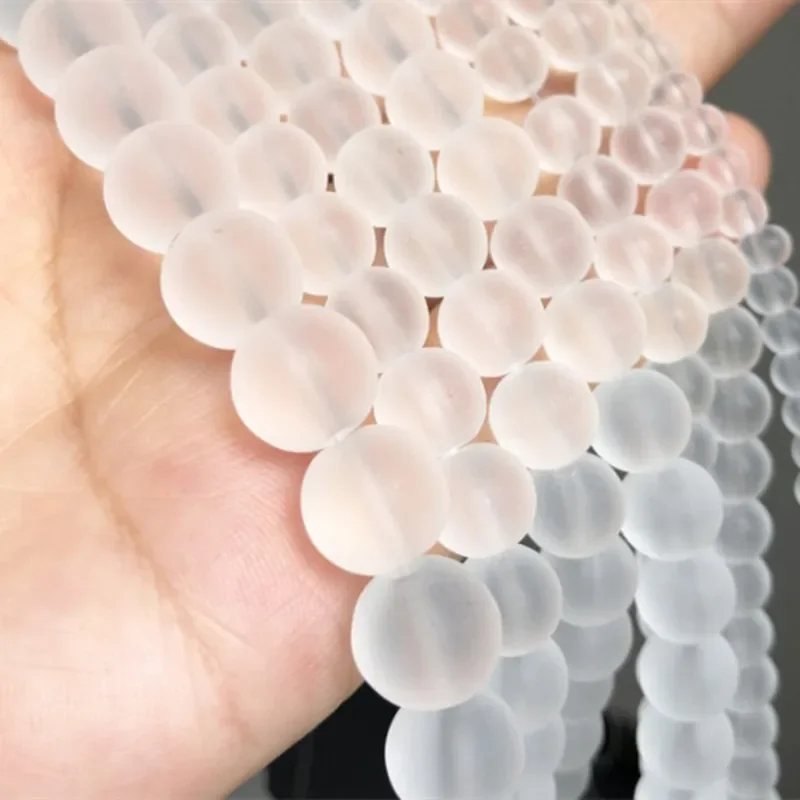 15inch Matte Crystal Loose Beads Natural Gemstone Smooth Round Stone Bead for Jewelry Making Bracelets Women
15inch Matte Crystal Loose Beads Natural Gemstone Smooth Round Stone Bead for Jewelry Making Bracelets Women