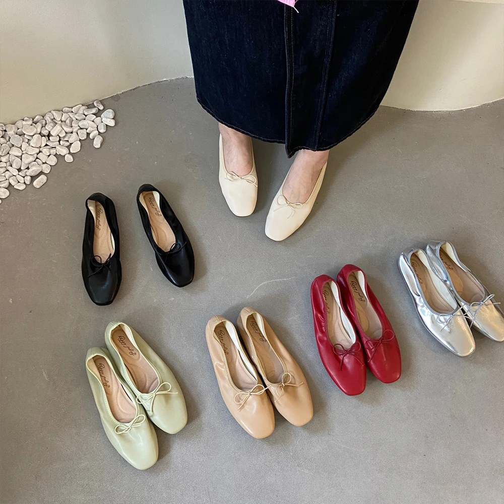 Women's Ballet Flats Foldable Square Toe Comfortable Dressy Mary Jane Light Weight Slip-On Shoes with Bow-Knot for Work Office
Women's Ballet Flats Foldable Square Toe Comfortable Dressy Mary Jane Light Weight Slip-On Shoes with Bow-Knot for Work Office