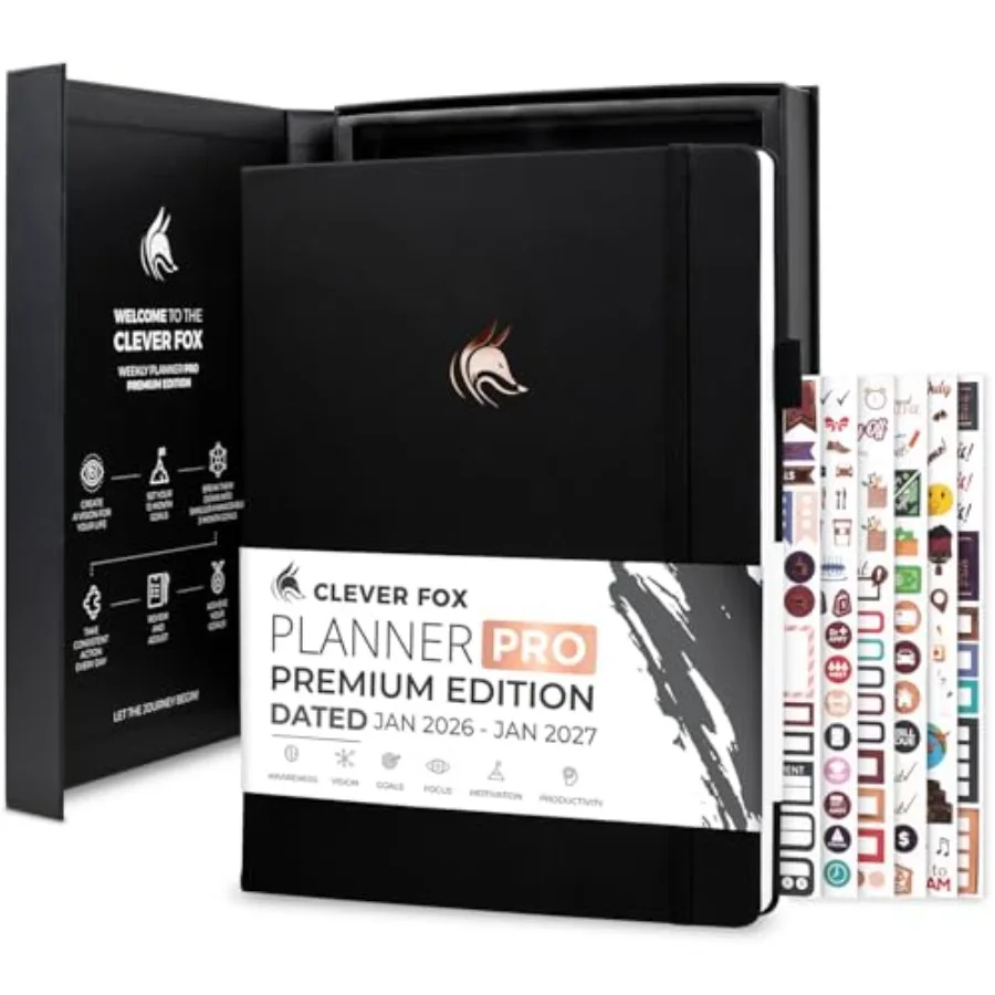 Еженедельный, ежемесячный и бюджетный органайзер Planner PRO Premium (январь 2026 - январь 2027) для повышения продуктивности и достижения целей
Еженедельный, ежемесячный и бюджетный органайзер Planner PRO Premium (январь 2026 - январь 2027) для повышения продуктивности и достижения целей