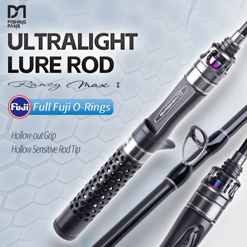 FISHINGFANS RANCY MAX2DMK UL ULTRALIGHT POWER HOLLOW TIP 1-6g 2-7g FUJI O GUIDE HOLLOW OUT GRIP FAST ACTION FISHING ROD
FISHINGFANS RANCY MAX2DMK UL ULTRALIGHT POWER HOLLOW TIP 1-6g 2-7g FUJI O GUIDE HOLLOW OUT GRIP FAST ACTION FISHING ROD