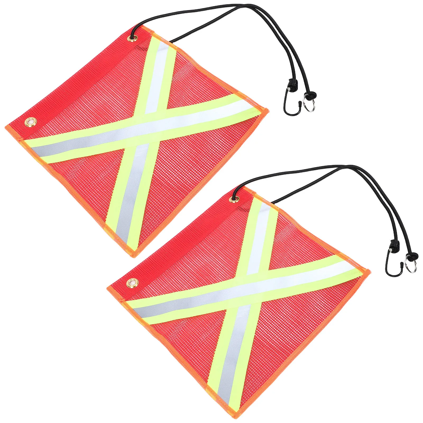 2Pcs Reflective Warning Flags High Visibility PVC Mesh Outdoor Safety Flags for Truck Trailer Towing Construction Vehicle Safety
2Pcs Reflective Warning Flags High Visibility PVC Mesh Outdoor Safety Flags for Truck Trailer Towing Construction Vehicle Safety