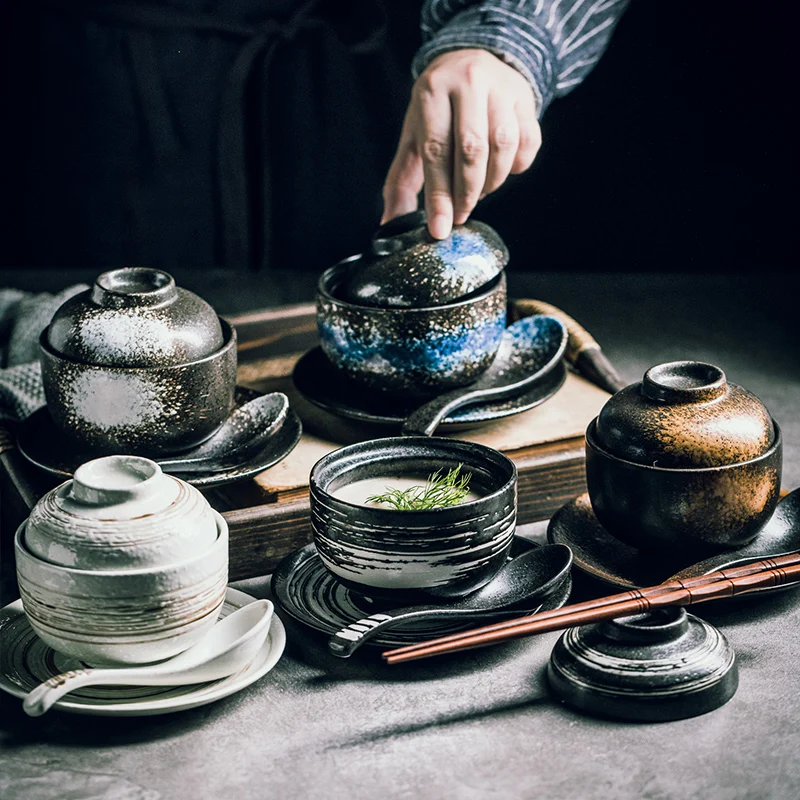 Japanese Sle Cerc Bowl Set Commercial Use High Footed Soup Bowl with Lid Bird's Nest Sted Soup Creative Fine Dining
Japanese Sle Cerc Bowl Set Commercial Use High Footed Soup Bowl with Lid Bird's Nest Sted Soup Creative Fine Dining