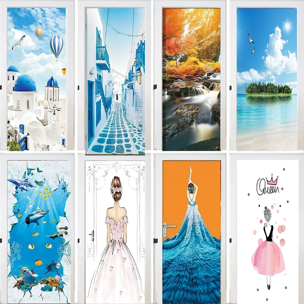 Figure Art Painting Door Stickers Fashion Design Wallpaper Decals Family Bedroom Decoration Mural Posters
Figure Art Painting Door Stickers Fashion Design Wallpaper Decals Family Bedroom Decoration Mural Posters
