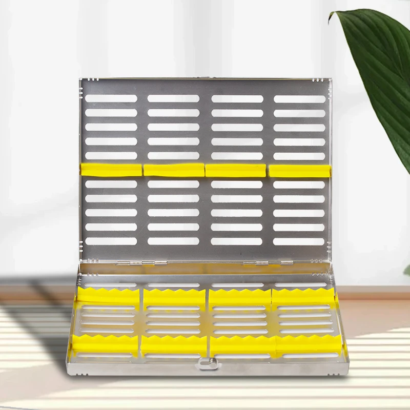Stainless steel dental tool storage box with lock buckle design, capable of high-temperature disinfection
Stainless steel dental tool storage box with lock buckle design, capable of high-temperature disinfection