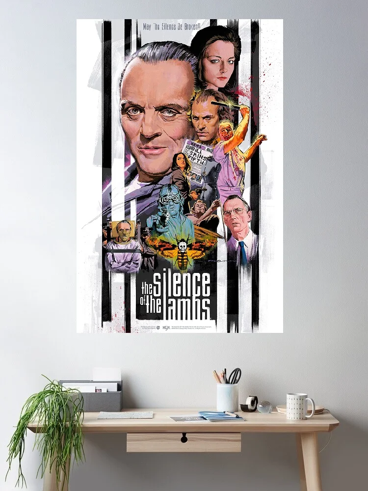 The Silence of the Lambs Movie, Art Print Silk Poster Home Wall Decor
The Silence of the Lambs Movie, Art Print Silk Poster Home Wall Decor