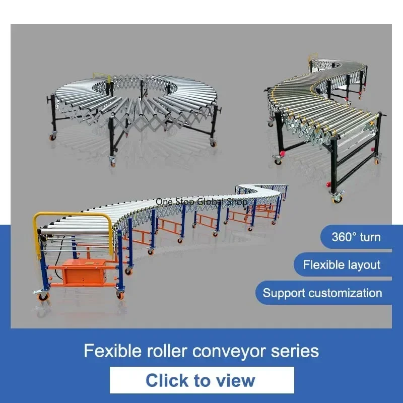 Hot sales Movable Stainless Steel Flexible Telescopic Stable Gravity Roller Conveyor Manufacturing
Hot sales Movable Stainless Steel Flexible Telescopic Stable Gravity Roller Conveyor Manufacturing
