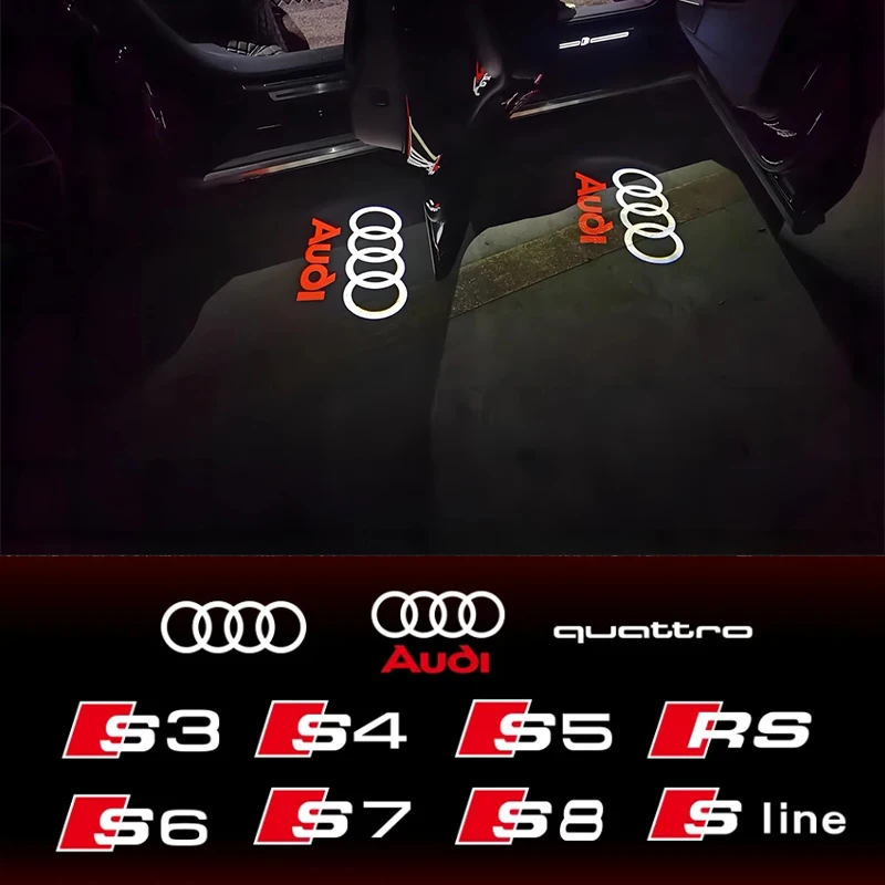 2Pcs Led Car Door Welcome Lights For Audi Sline S3 S5 TT A4 B7 B8 B9 A3 8P 8V 8L A5 A6 C6 C5 C7 A1 Q3 Q7 Q5 Logo Projector Lamp
2Pcs Led Car Door Welcome Lights For Audi Sline S3 S5 TT A4 B7 B8 B9 A3 8P 8V 8L A5 A6 C6 C5 C7 A1 Q3 Q7 Q5 Logo Projector Lamp