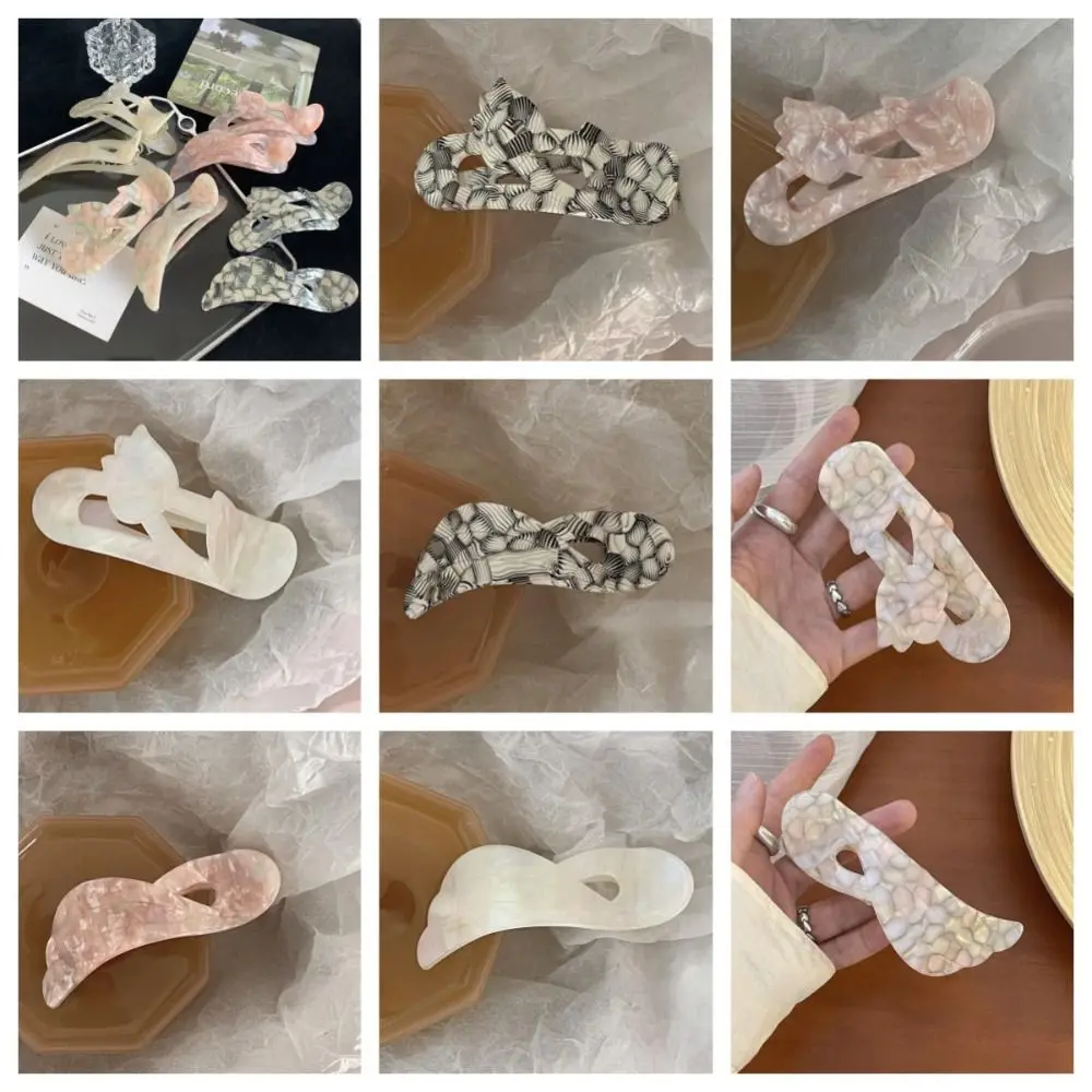 Geometric Acetic Acid Duckbill Clips Japanese Barrettes Korean Style Large Hair Crab Clip Hair Accessories Wing Shape Daily
Geometric Acetic Acid Duckbill Clips Japanese Barrettes Korean Style Large Hair Crab Clip Hair Accessories Wing Shape Daily