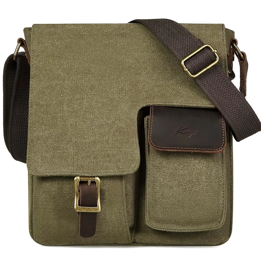 Small Messenger Bag, Canvas Leather Crossbody Bag for Men Water Resistant Women Shoulder Bag Purse for Work Business
Small Messenger Bag, Canvas Leather Crossbody Bag for Men Water Resistant Women Shoulder Bag Purse for Work Business