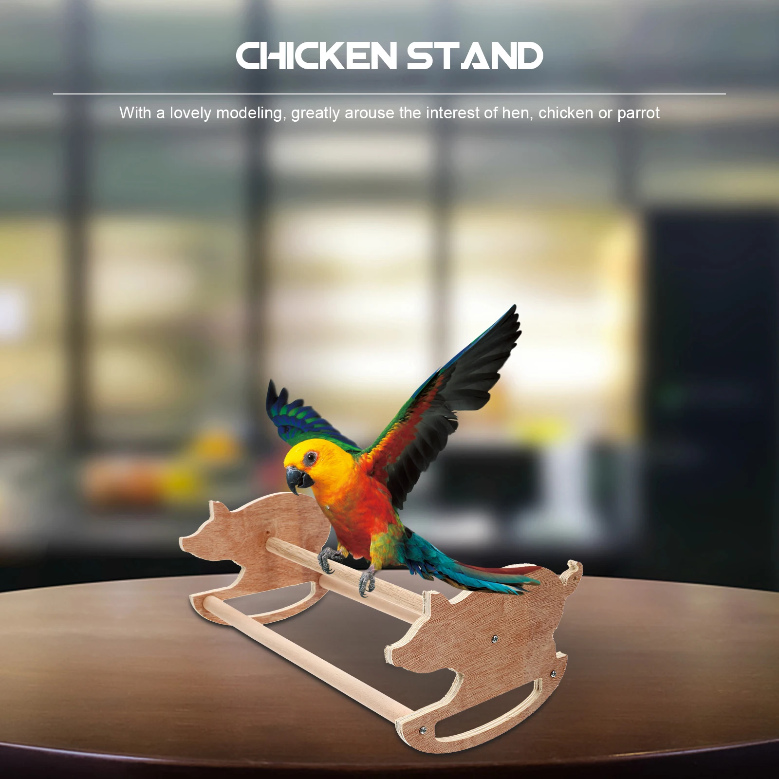 1pc Wooden Chicken Stand Rack For Hens Roosters Parrots Durable Sturdy Install Resting Exercise Bird Cage Accessories
1pc Wooden Chicken Stand Rack For Hens Roosters Parrots Durable Sturdy Install Resting Exercise Bird Cage Accessories
