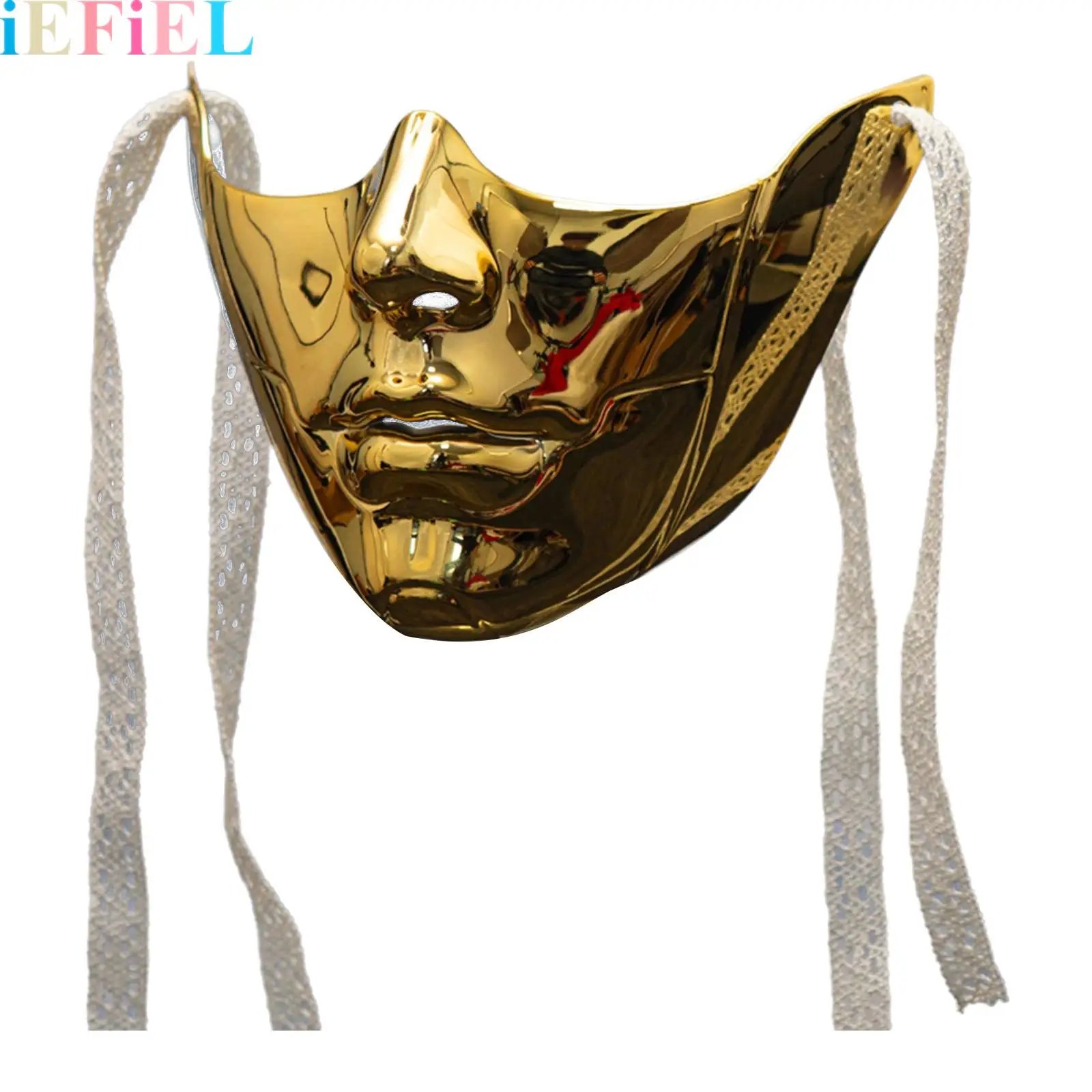 Creative Phantom Mask Plastic Self-tied Strap Venetian Mask Masquerade Anime Mask Half Face Mask for Halloween Rave Party Decors
Creative Phantom Mask Plastic Self-tied Strap Venetian Mask Masquerade Anime Mask Half Face Mask for Halloween Rave Party Decors