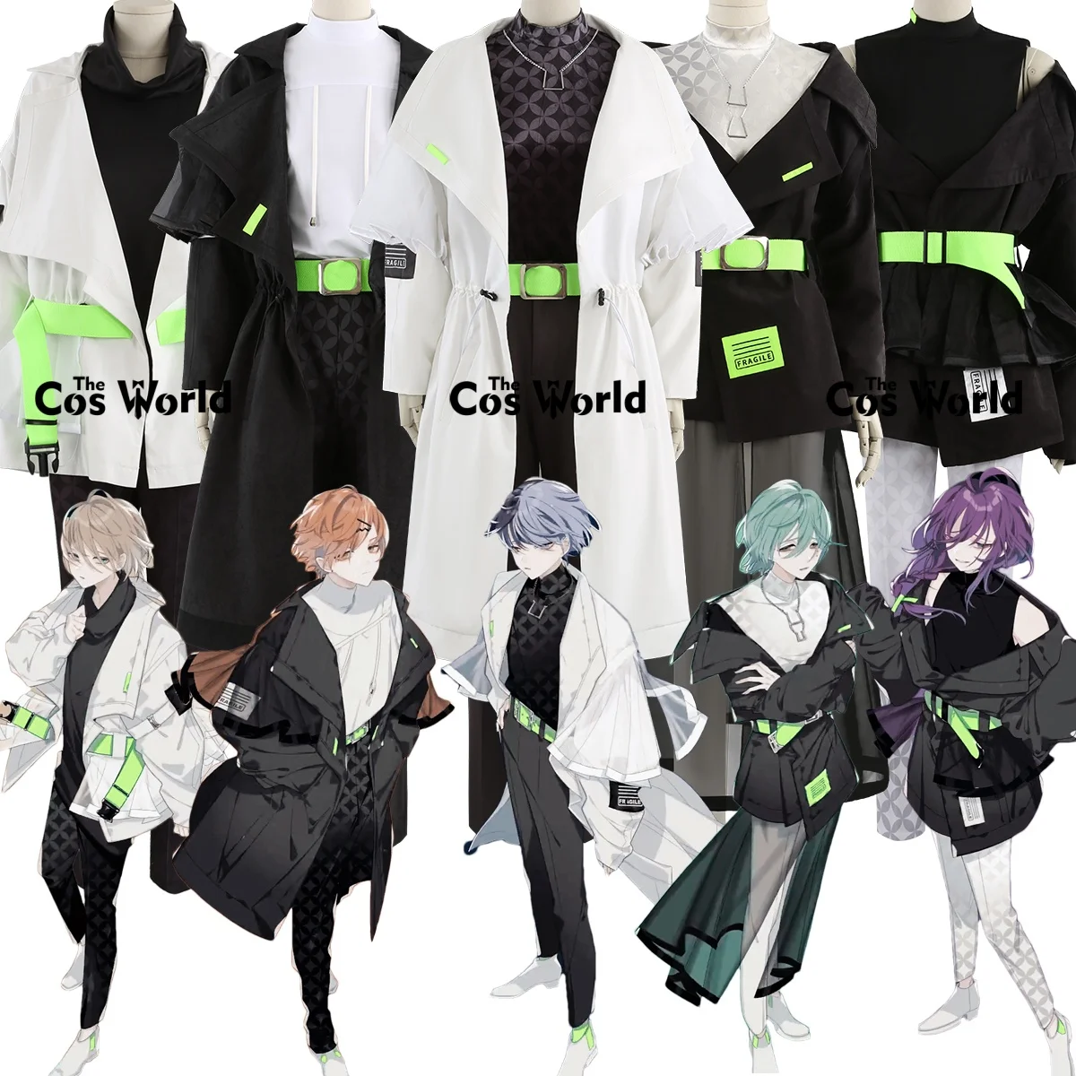 Project Sekai × Ensemble Stars Fragile Aoyagi Toya Shinonome Akito Kazehaya Tatsumi Настроить игры Аниме Костюмы для косплея
Project Sekai × Ensemble Stars Fragile Aoyagi Toya Shinonome Akito Kazehaya Tatsumi Настроить игры Аниме Костюмы для косплея