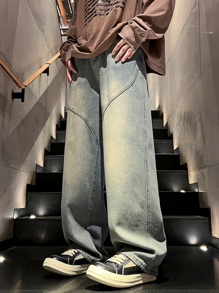 American High Street Loose Straight Leg Jeans Men's Sli Casual Faion Autumn Trend Brand Wear Resistant Micro Stretch
American High Street Loose Straight Leg Jeans Men's Sli Casual Faion Autumn Trend Brand Wear Resistant Micro Stretch