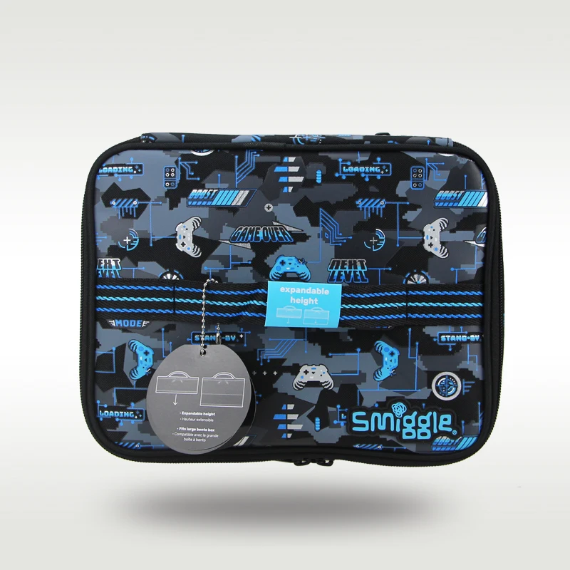 Australia Smiggle original children's lunch bag boy handbag cool black and blue mechanical tiger fruit lunch box bag 9 inches
Australia Smiggle original children's lunch bag boy handbag cool black and blue mechanical tiger fruit lunch box bag 9 inches