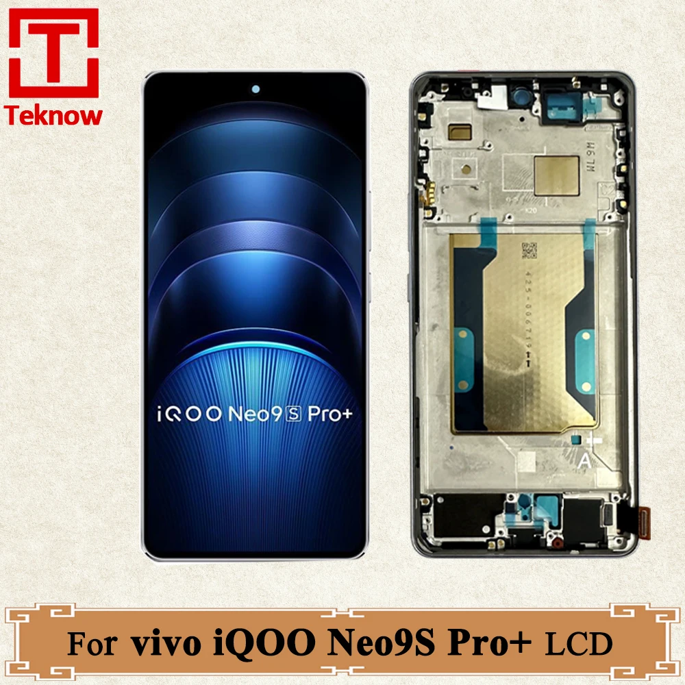 6.78" AMOLED For vivo iQOO Neo9S Pro+ LCD Display V2403A Screen Touch For vivo iQOO Neo9S Pro Plus LCD Display Replacement Parts
6.78" AMOLED For vivo iQOO Neo9S Pro+ LCD Display V2403A Screen Touch For vivo iQOO Neo9S Pro Plus LCD Display Replacement Parts