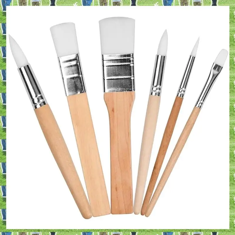 FTS 6 Piece Paint Brush Set, As Shown Wooden Paintbrushes For Acrylic Painting Painting Brushes Kit
FTS 6 Piece Paint Brush Set, As Shown Wooden Paintbrushes For Acrylic Painting Painting Brushes Kit